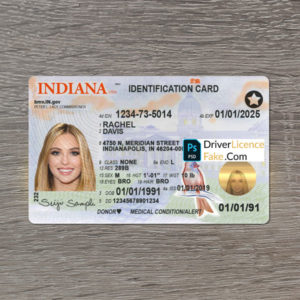 Indiana-Driver-license-template-1