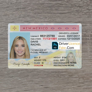 New-Mexico-drivers-license-psd-template-1