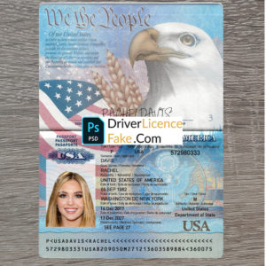 US passport template www.driverlicensefake.com
