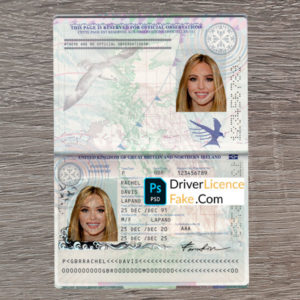UK Passport Template