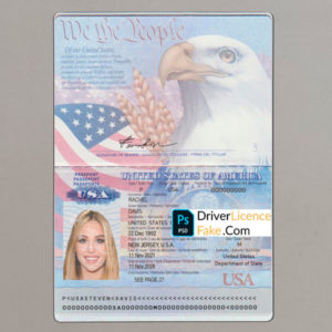 Passport template